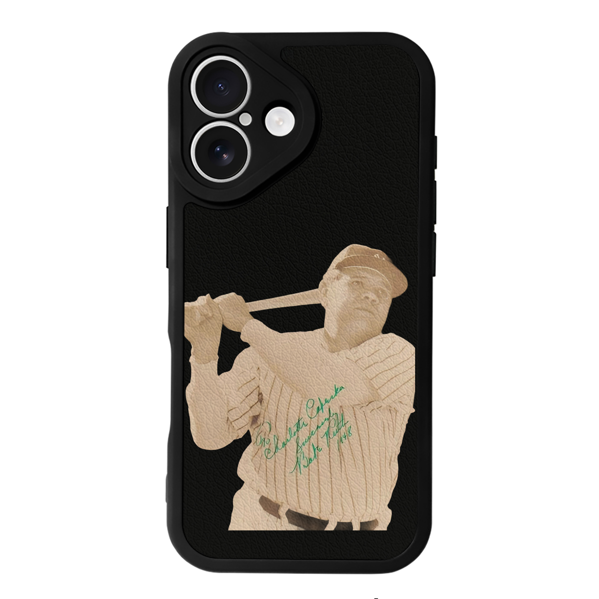  IPhone 16 Silicone Leather Case – UV Print, Lambskin Texture – Perfect Fit, Wireless Charging Compatible, Scratch Resistant, Precise Cutouts – Stylish Protection For IPhone 16